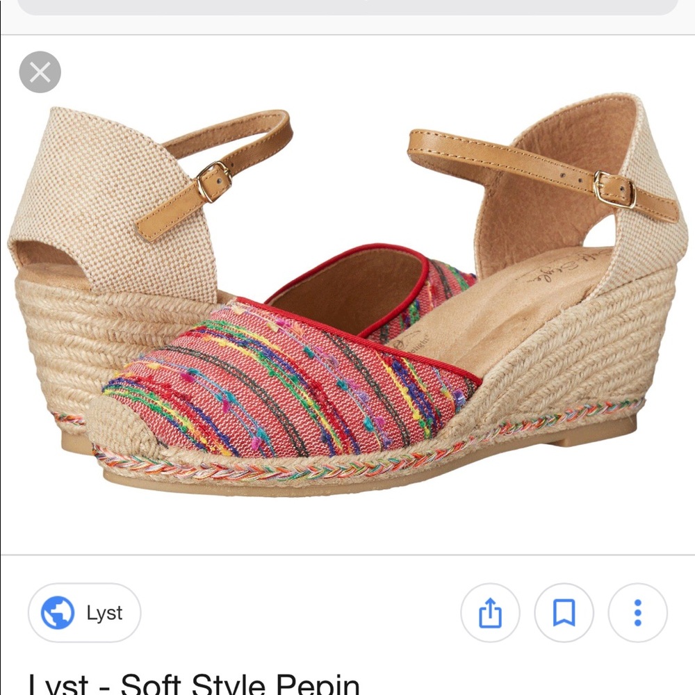 Soft Style Pepin espadrilles like new